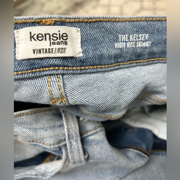 Kensie The Kelsey Highrise Skinny Jeans Light Blue Womens size 10​ - Picture 2 of 7